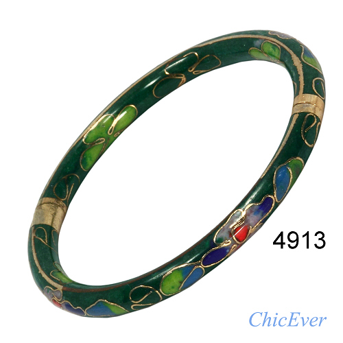 Kinderarmreif, Armreifen, Armband, Armkette, Cloisonne, 4913 - zum Schließen ins Bild klicken